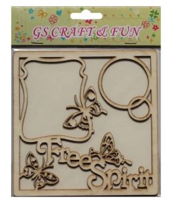 Wooden Embellishments Pack - Free Spirit