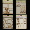 Wooden Embellishments Pack - Different Design