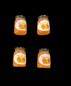 Miniature Apricot Jam Bottle