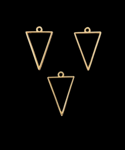 Triangle Rose Gold Pendant Blank Frame