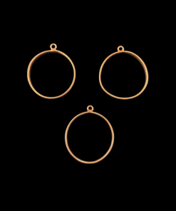 Circle Copper Pendant Blank Frame