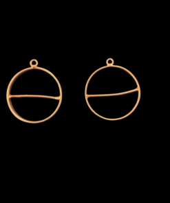 Copper Circle Pendant Blank Frame