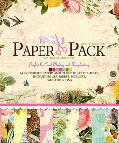 Eno Greeting Patterned Paper Flowers Design Paper Pack