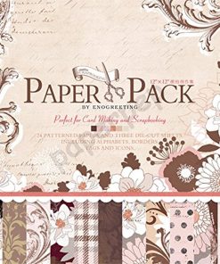 Eno Greeting Pep Pattern Scrapbooking Paper Pack