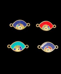 Evil Eye Enamel Charm
