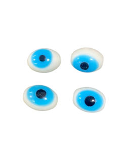 Evil Eye Glass Beads - Sky Blue
