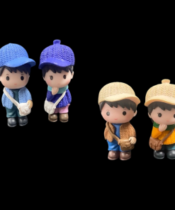 Miniature Cute Mail Bag Couple