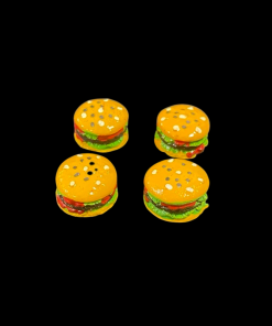 Miniature Hamburger Resin Embellishment