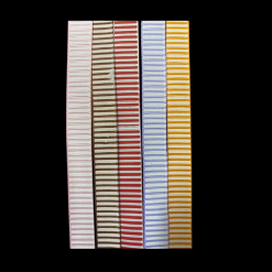 Grosgrain Ribbon Stripes Pattern Set Of Five