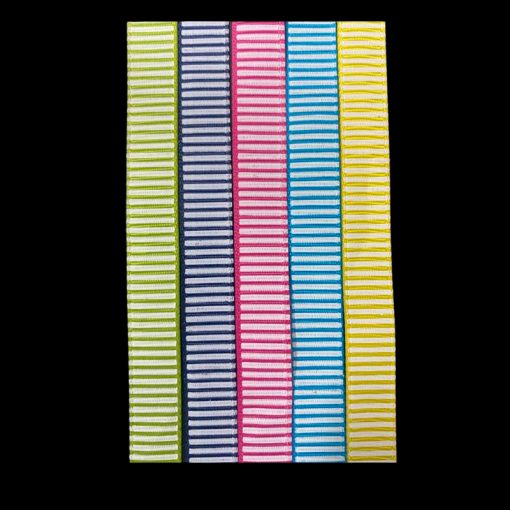 Grosgrain Ribbon Stripes Pattern Set Of Five