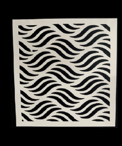 Wave Stripes Stencils