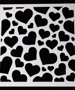 Heart Pattern Stencils