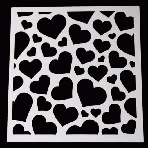 Heart Pattern Stencils