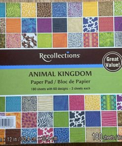 Recollections "Animal Kingdom" 12 x 12 Paper Pad