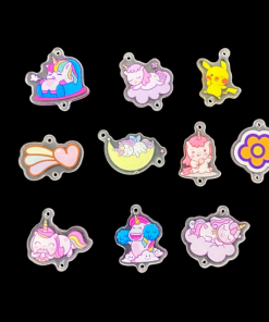 Mixed Colour Small Cartoon Charm