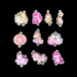 Mixed Colour Small Cartoon Charm