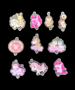 Mixed Colour Small Cartoon Charm