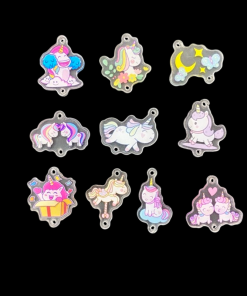 Mixed Colour Small Cartoon Charm