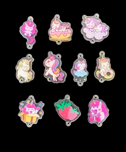 Mixed Colour Small Cartoon Charm