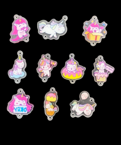 Mixed Colour Small Cartoon Charm