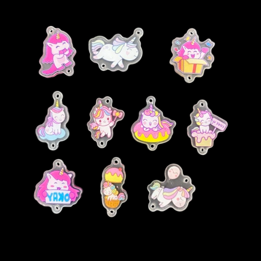 Mixed Colour Small Cartoon Charm