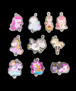Mixed Colour Small Cartoon Charm