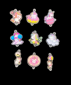 Mixed Colour Small Cartoon Charm