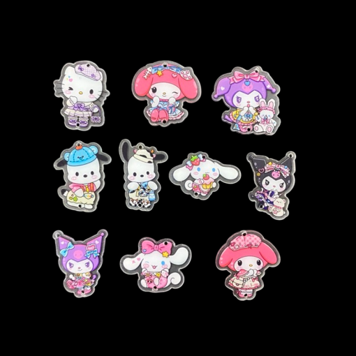 Mixed Colour Big Cartoon Charm