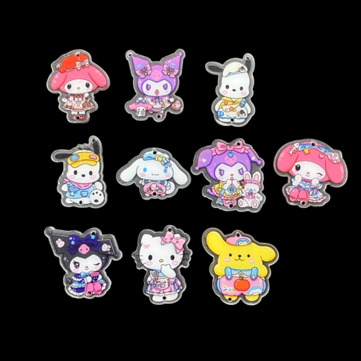 Mixed Colour Big Cartoon Charm