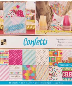 DCWV Confetti Paper Stack