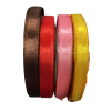 Four Rolls Satin Ribbon 6 mm