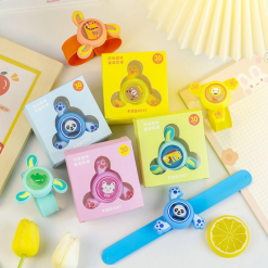 Wrist Band Spinning Slap Band Cute Cartoon Watch