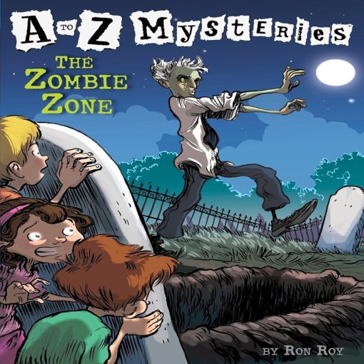 A to Z Mysteries: The Zombie Zone by Ron Roy