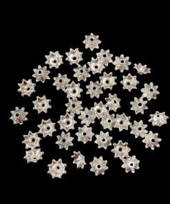 Sliver Flower Bead Cap