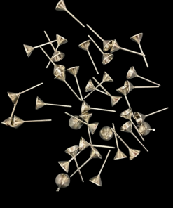 Antique Silver Earring Stud Head Pin