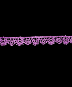 Embroidered Purple Lace