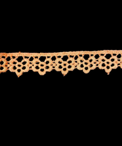 Embroidered Peach Lace
