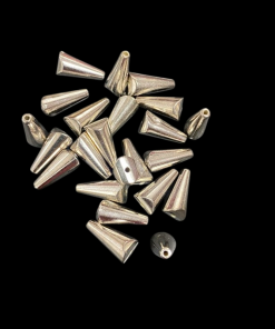 Antique Silver Geometry Cone Spacer Beads