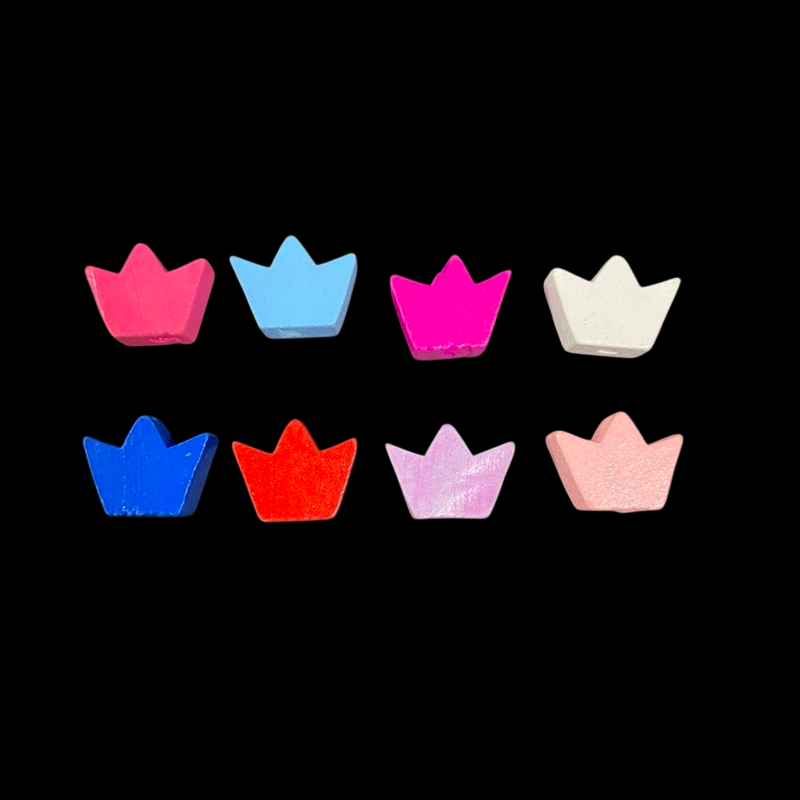 Crown Wooden Beads