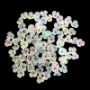 Pastel Colour Three Petal Flower Acrylic Beads