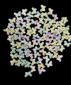 Pastel Colour Butterfly Acrylic Beads