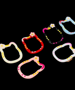 Candy Colour Metal Hello Kitty Key Ring