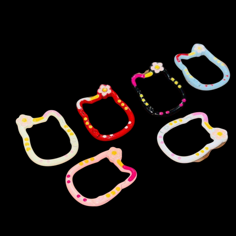 Candy Colour Metal Hello Kitty Key Ring