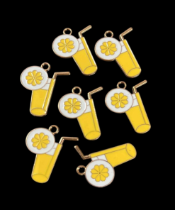 Juice Glass Enamel Charm