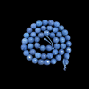 Double Shade Blue Agate Beads