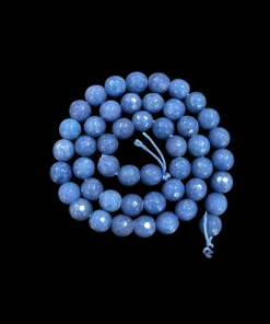Double Shade Blue Agate Beads