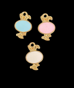 Mixed Colour Bunny Enamel Charm