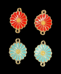 Flower Enamel Charm