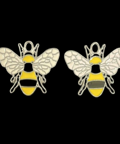 Bumblebee Enamel Charm