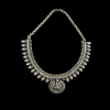 German Silver Goddess Lakshmi Pendant Necklace